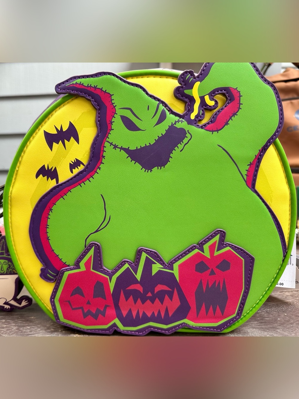 Green Oogie Boogie Halloween Circle Bag - 2025